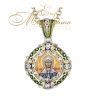 икона "Святая блаженная Матрона - Владимирская Богоматерь"